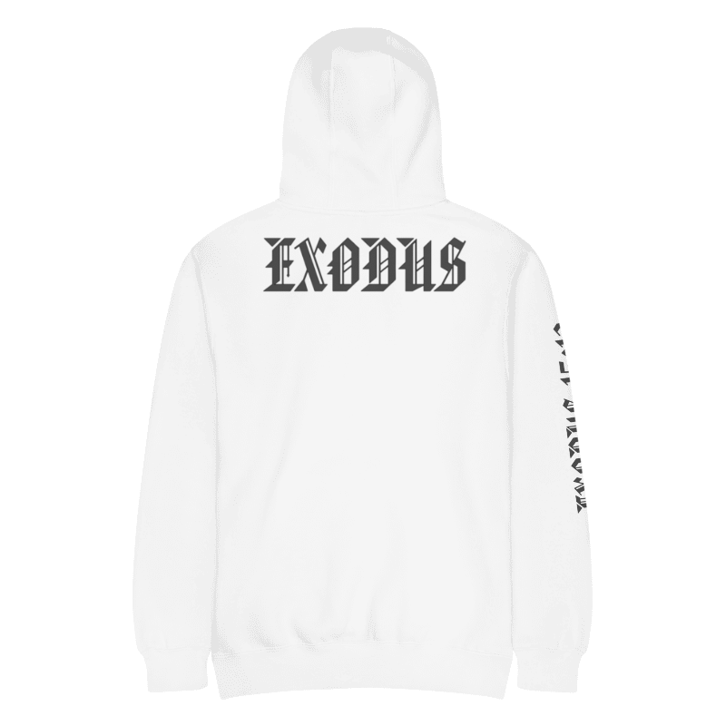 EDODUS 15:13 black on white hoodie